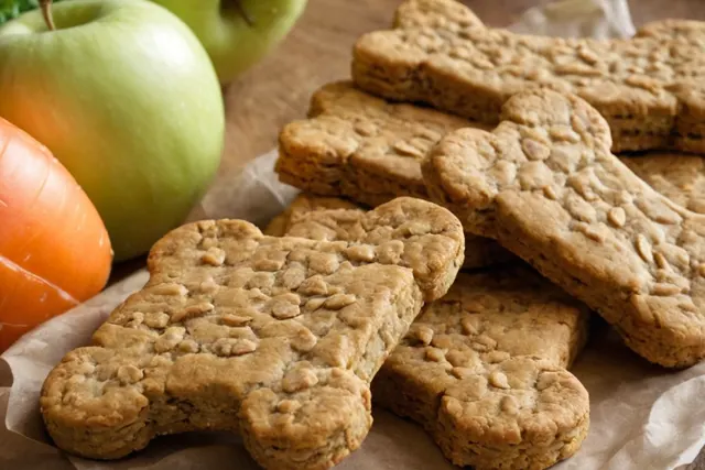 Apple and Carrot Dog Biscuits Recipe for dogs